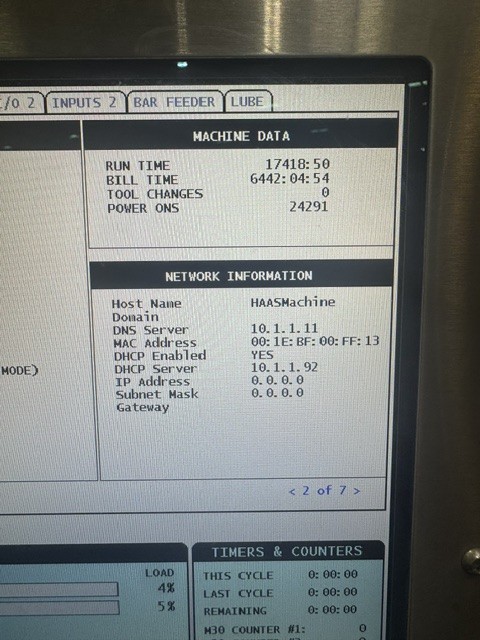 Haas #TL-3B, CNC lathe, 37" swing, 80" centers, 19" swing over cross slide, (2) 3-jaw 24" chucks, 2014 - Image 5
