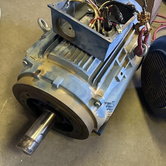 100 HP 1780 RPM Duraline, Frame 405TC, 230/460 Volts, Model PGC405TC-100-1804-55, Electric Motor - Image 1