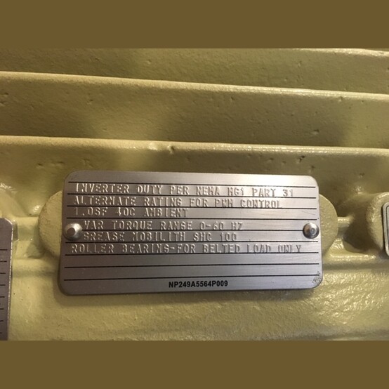 500 HP 1190 RPM General Electric, Frame 5013LB, 575 Volts, Model 5KSS518SAA320, Electric Motor - Image 4