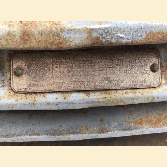 75 HP 1180 RPM General Electric, Frame 405T, 230/460 Volts, Model 5K405BK305, Electric Motor - Image 4