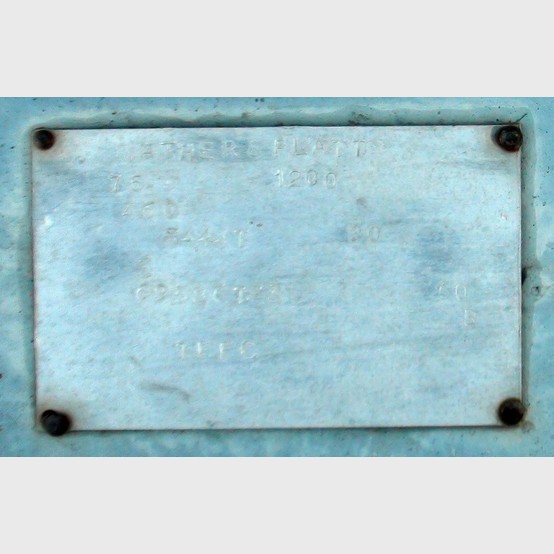75 HP 1200 RPM Mather & Platt, Frame 444T, TEFC, 460 Volts, Electric Motor - Image 2