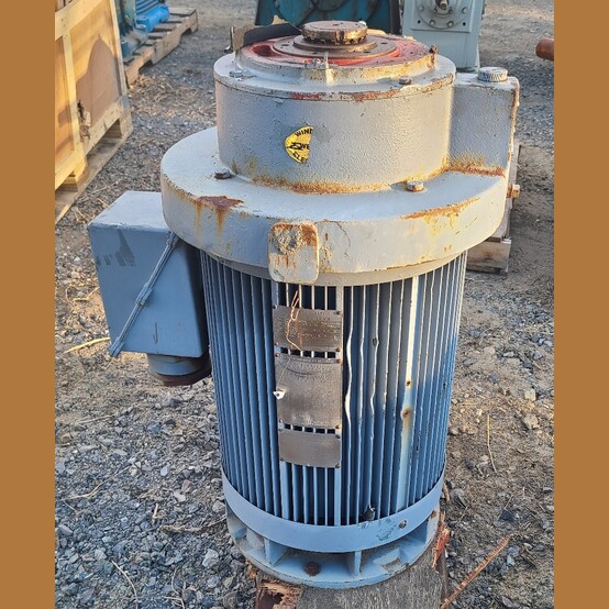 75 HP 1765 RPM General Electric #5K6255XM599A, Frame C365VP16, 3 phase, 230/460 Volts, Vertical Motor - Image 1