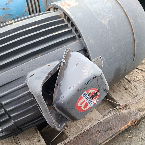 100 HP 1780 RPM U.S. Motors, Frame 405VP, 3 phase, 575 Volts, Vertical Motor - Image 5