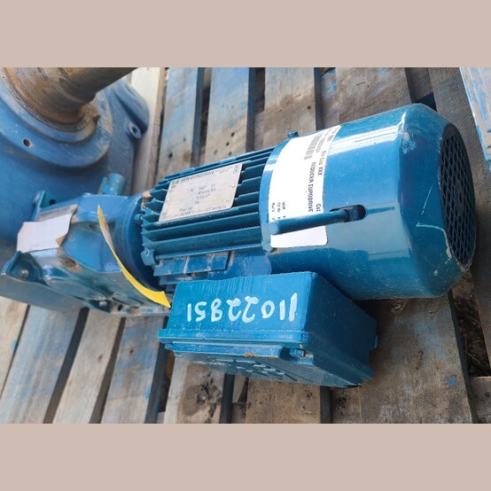 0.75 HP 1700 RPM Sew-Eurodrive #K37A, Gearmotor, 58.60:1 Ratio, 3 phase, 330/575 Volts - Image 1