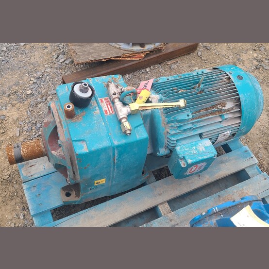 15 HP 1760 RPM Brook Hansen #SFN55B, Gearmotor, 9:1 Ratio, 3 phase, 575 Volts - Image 4