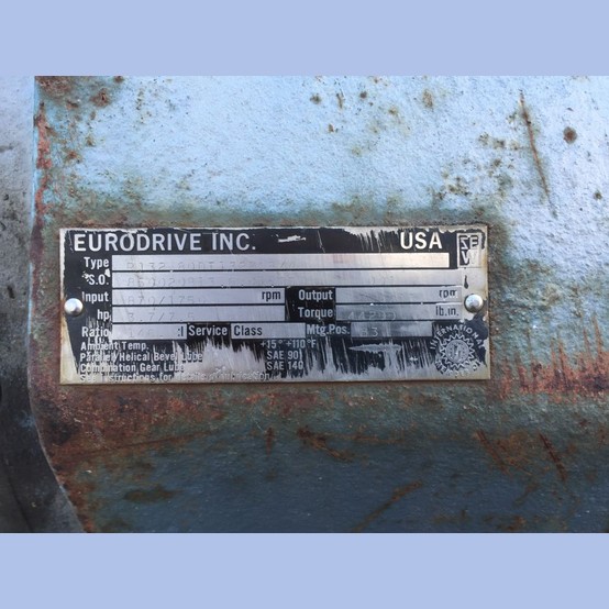 7.5 HP 1750 RPM Sew-Eurodrive, Gear Reducer, 460 Volts - Image 2
