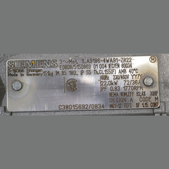 30 HP 36 RPM Nord, Gear Reducer, 230/480 Volts - Image 4