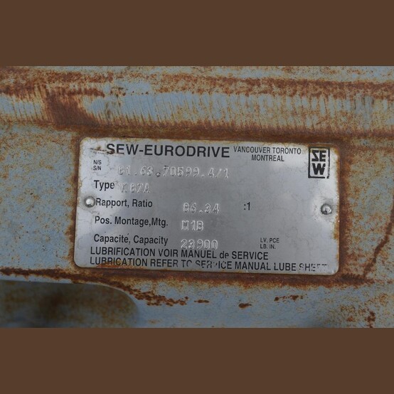 5 HP 1680 RPM Sew-Eurodrive, Gearmotor, 3 phase, 230/460 Volts - Image 4