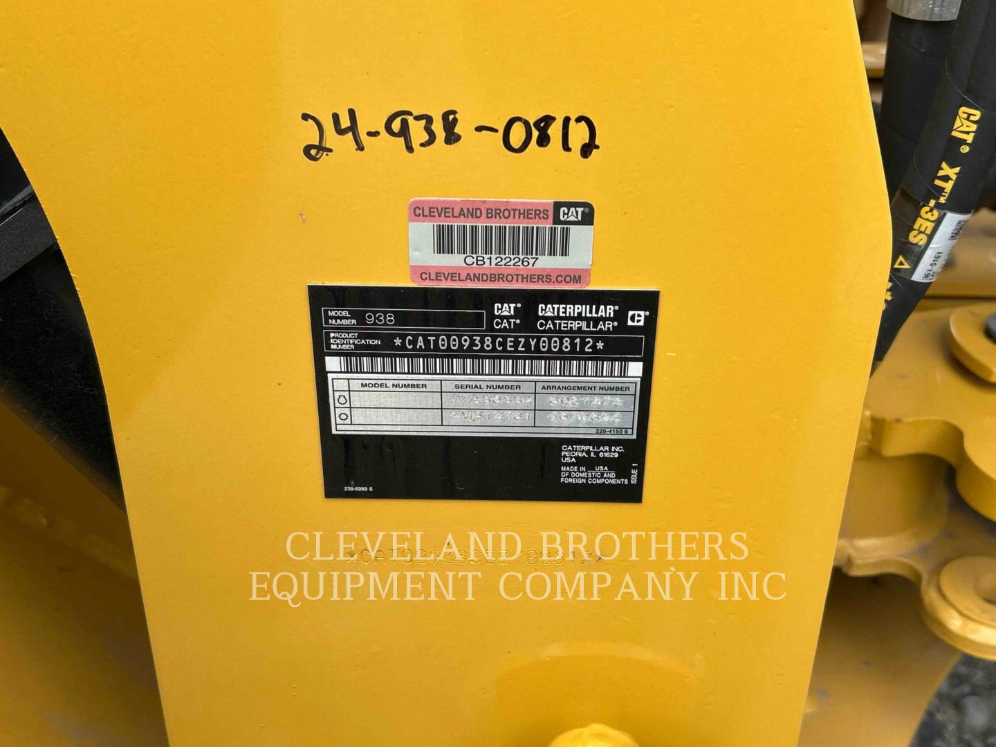 Cat 938, Wheel Loader, 372 hours, S/N: EZY00812, 2024 - Image 6