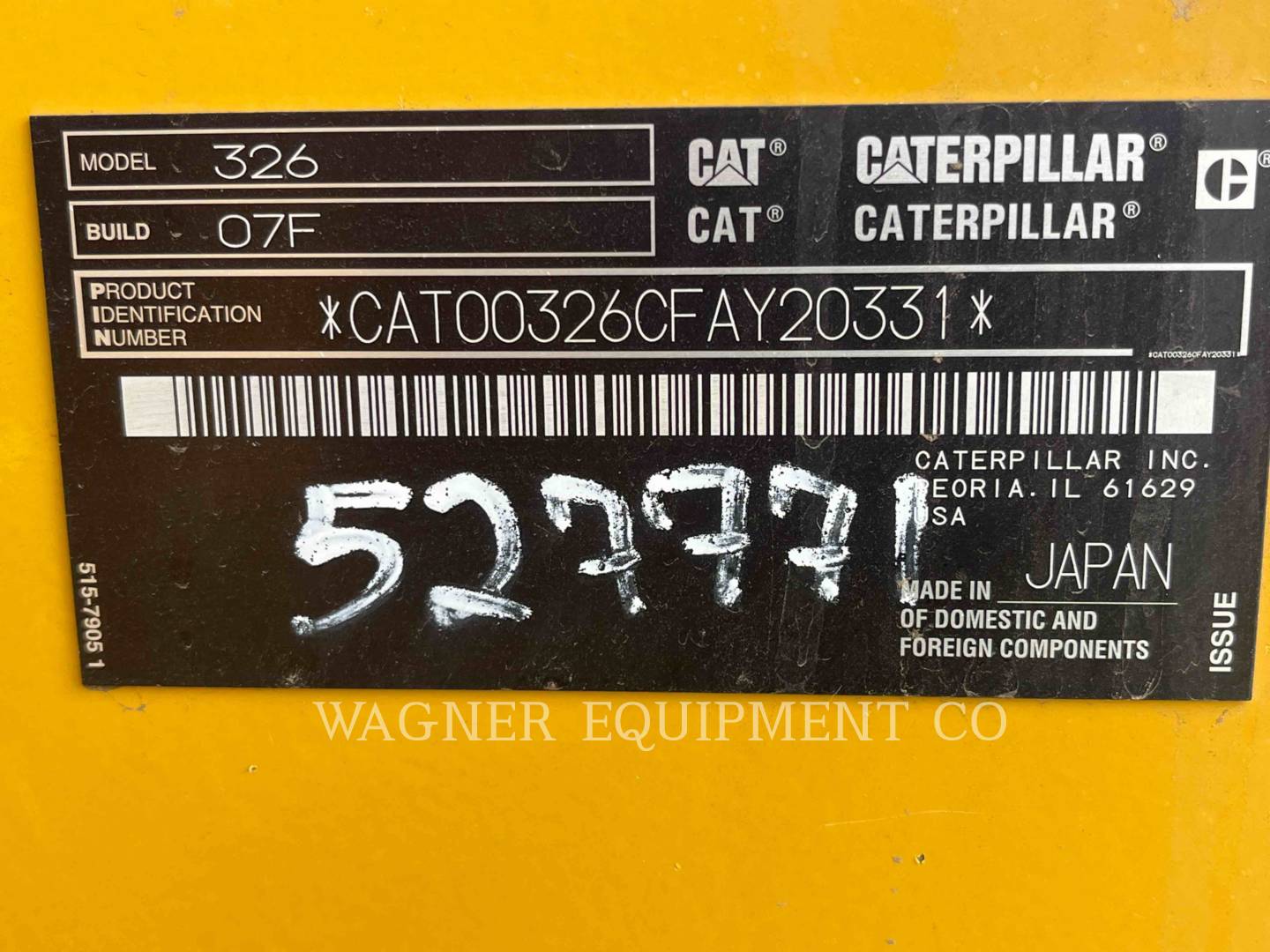 Caterpillar 326, 571 hours, S/N: FAY20331, 2025 - Image 6