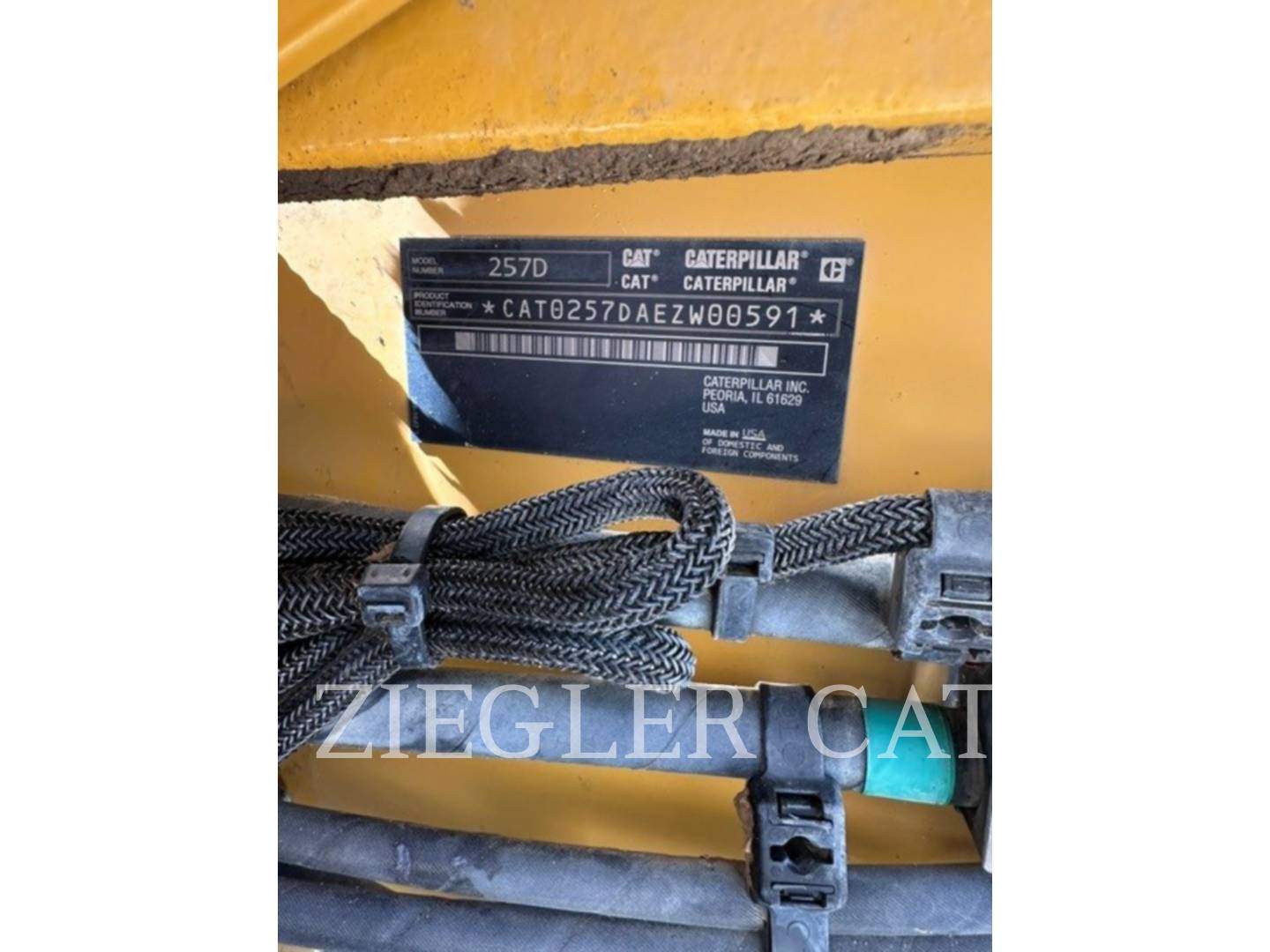 Caterpillar 257D, 2493 hours, S/N: EZW00591, 2014 - Image 6