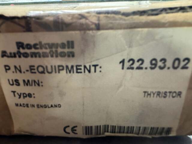 Allen-Bradley Phase Control Thyristor 122.93.02 1600 VAC - Image 1