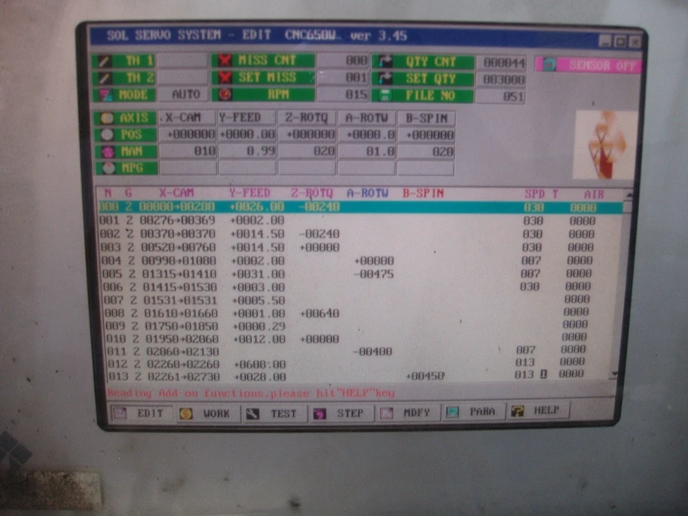Xinda #650, CNC Wire Former, 6- Axes, Wire range: 0.20" hard to 0.24" soft - Image 8
