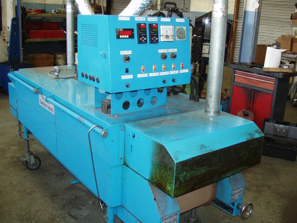 11.5" width x 90" L Heat Treat Furnace Conveyor, 900°F max, new controls, 2007 - Image 2