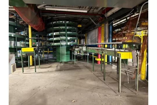 Alliance Industrial Dual Spiral Accumulation Conveyor System with Integrated Conveyor Lines - Image 3