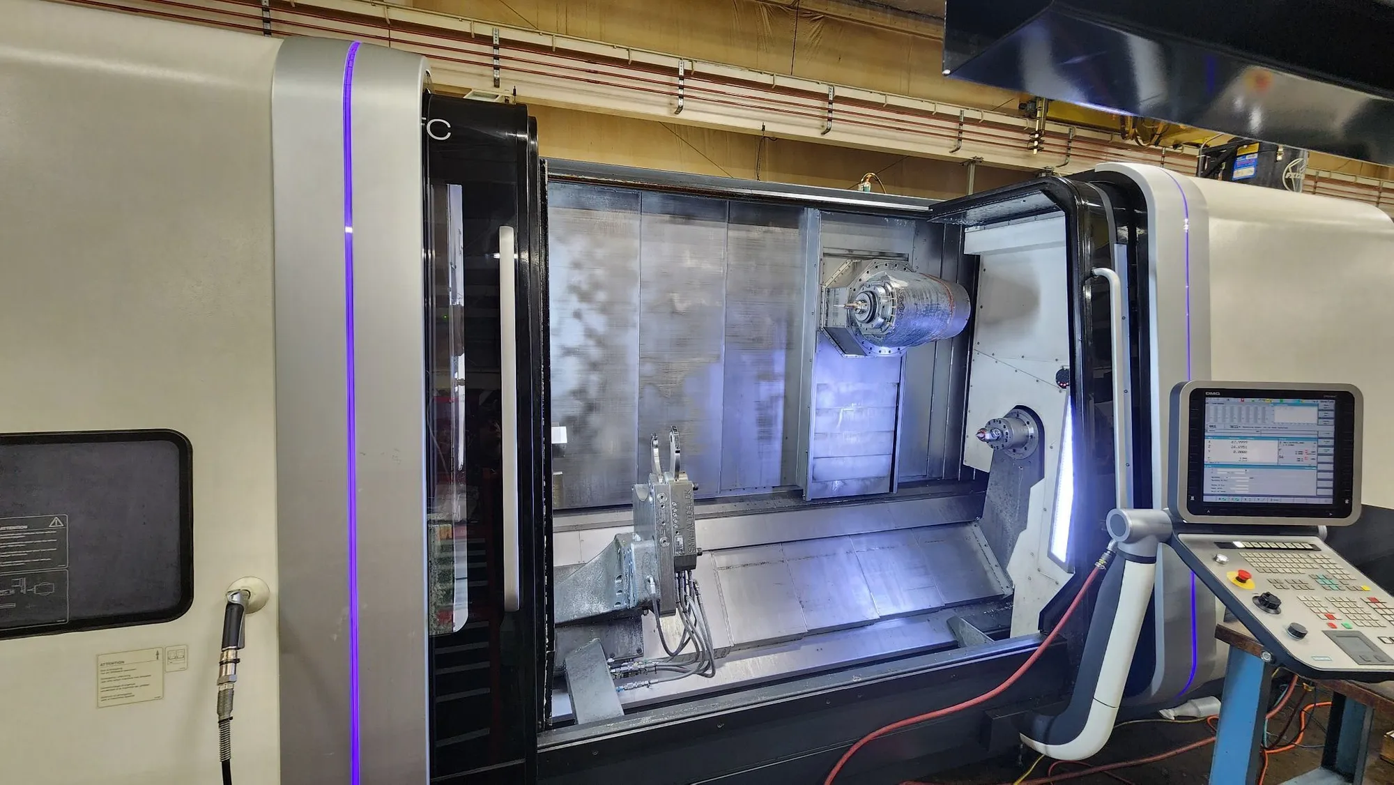 DMG Mori Seiki #CTX-GAMMA-2000TC, 9-Axis CNC Lathe, 24.8" swing, 80.7" machining length, 18" chuck, 70 HP - Image 4