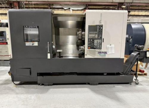 Takisawa #LA-250YS, 6-Axis CNC Lathe, 10.6" X, 3.92" Y, 31.49" Z, 23.6" swing, 14.6" turning diameter, 10" - Image 1