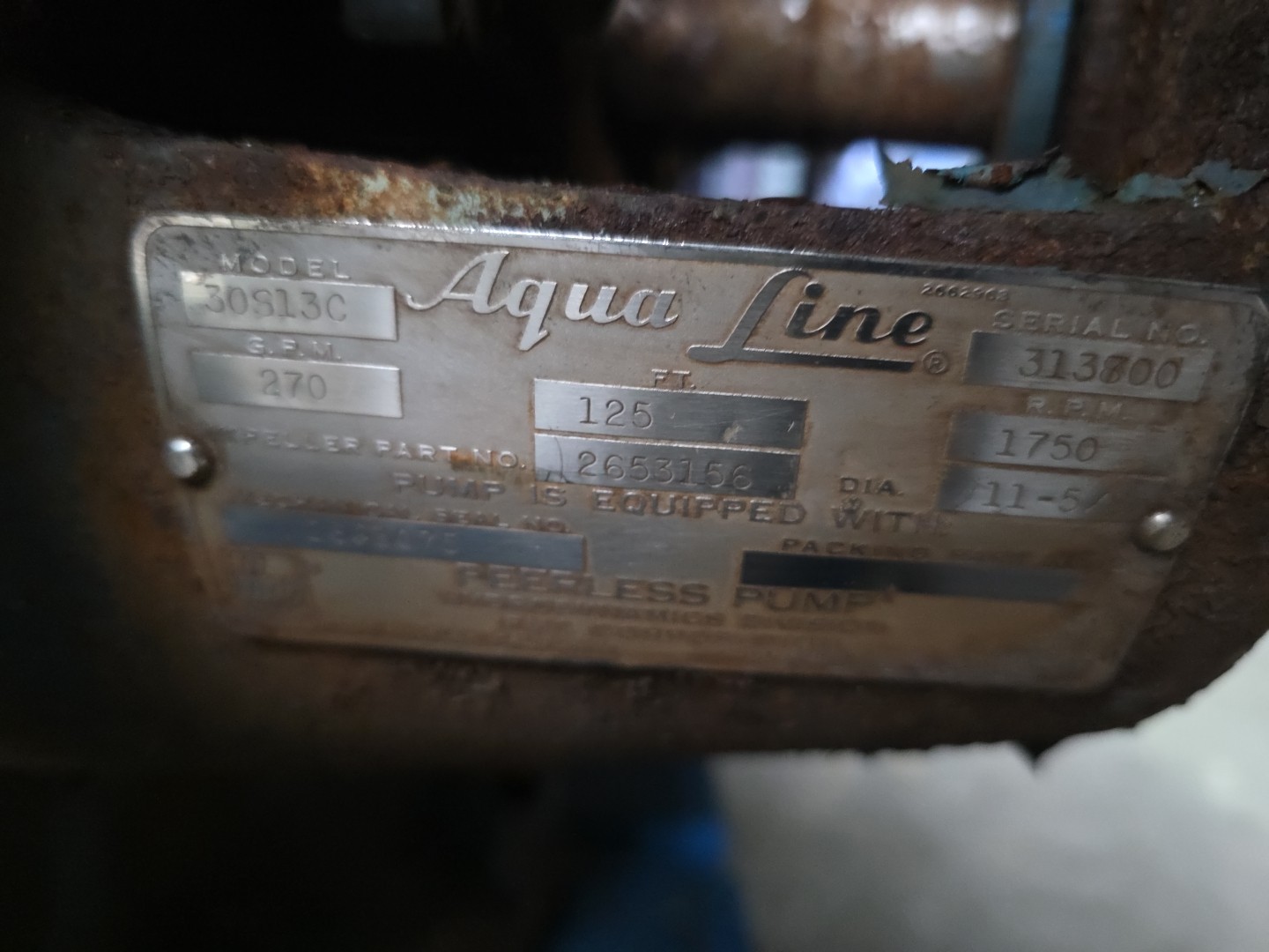 Worthington #30S13C, 3x3, Split Case Pump - Image 5