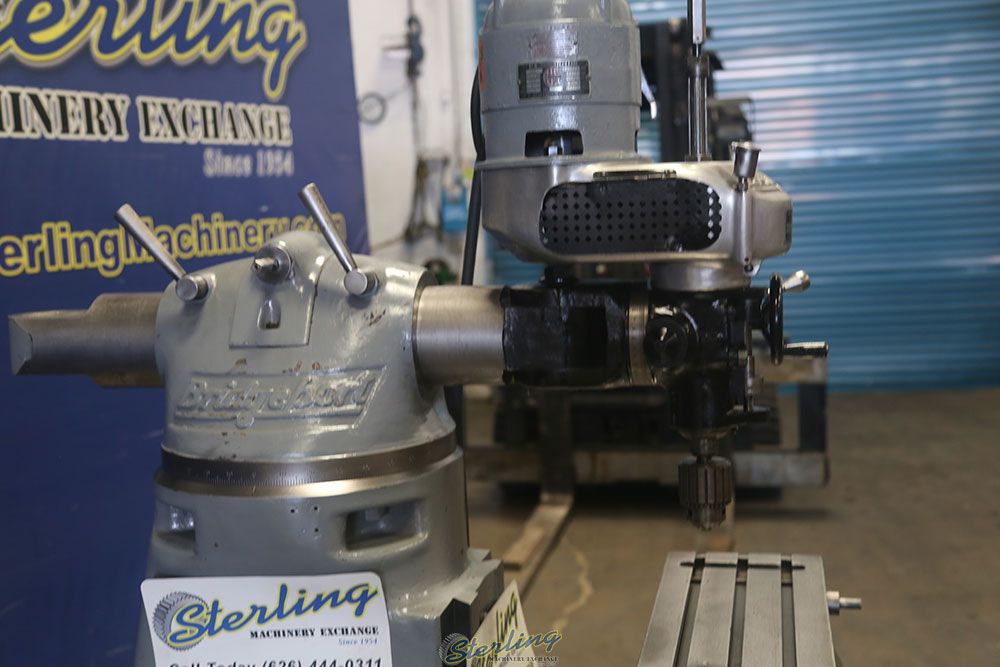 Bridgeport #Series-1, vertical mill, 9" x 32" table, 60-4200 RPM, 1.875" spindle diameter, variable speed - Image 2