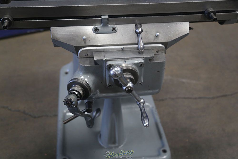 Bridgeport #Series-1, vertical mill, 9" x 32" table, 60-4200 RPM, 1.875" spindle diameter, variable speed - Image 8