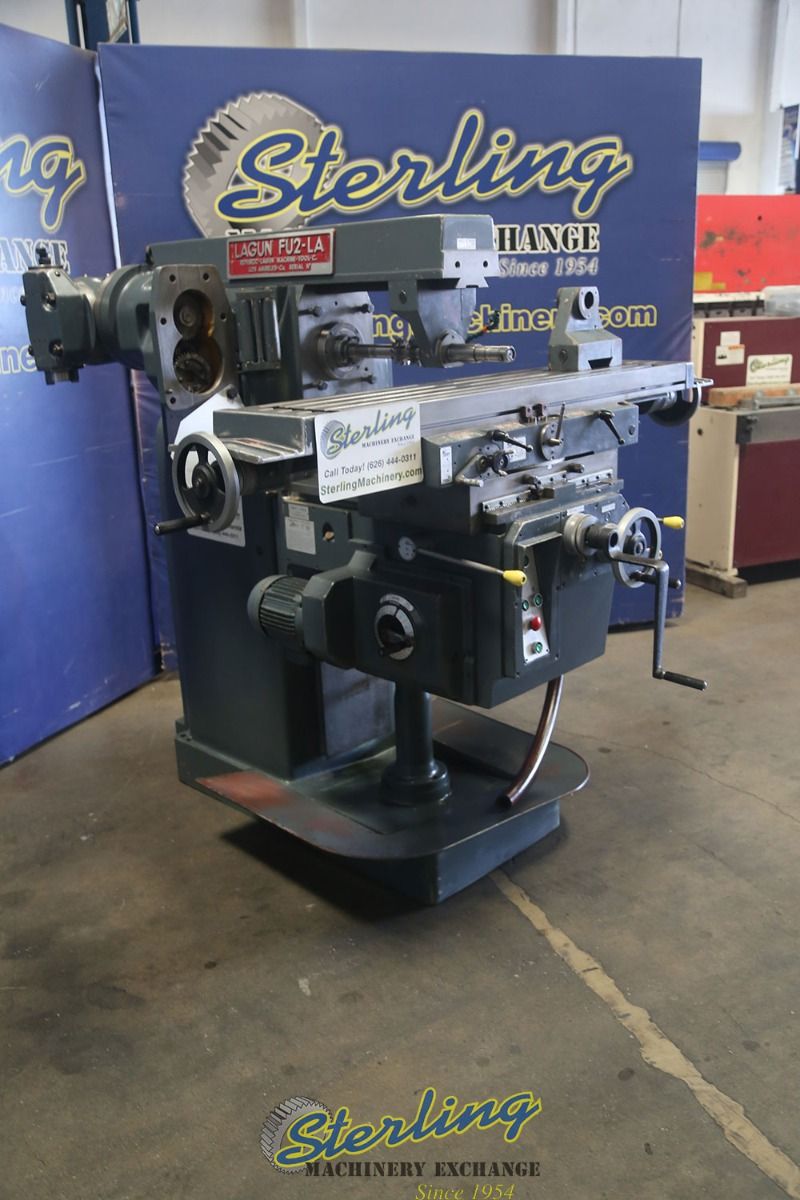 Lagun #FU2-LA, 10" x 54" table, 1400 RPM, ISO 40 spindle, variable speed head - Image 3