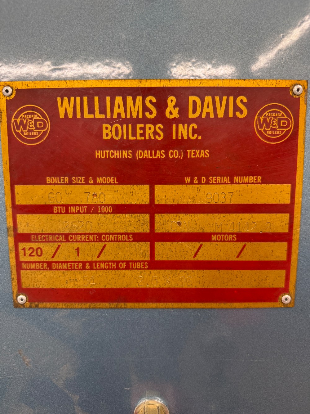 Williams and Davis 60 HP Boiler - Image 8