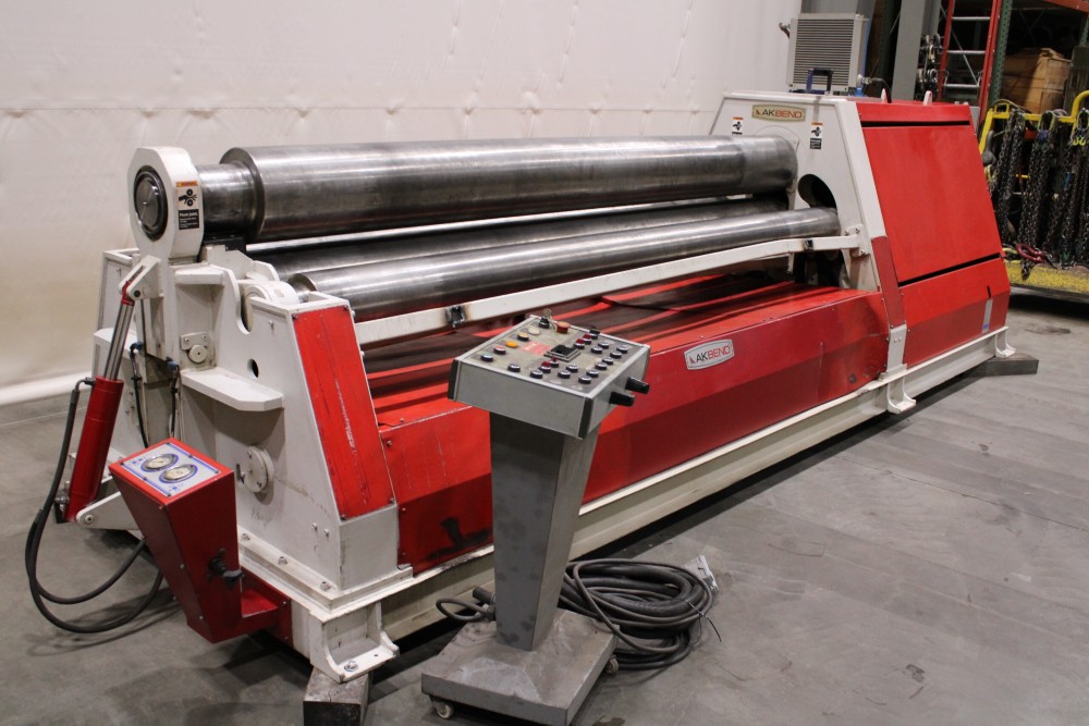 120" x 1/2" Akyapak, Model AHS 30/10, Four Roll Hydraulic Plate Bending Roll, New 2015, Loaded. - Image 1