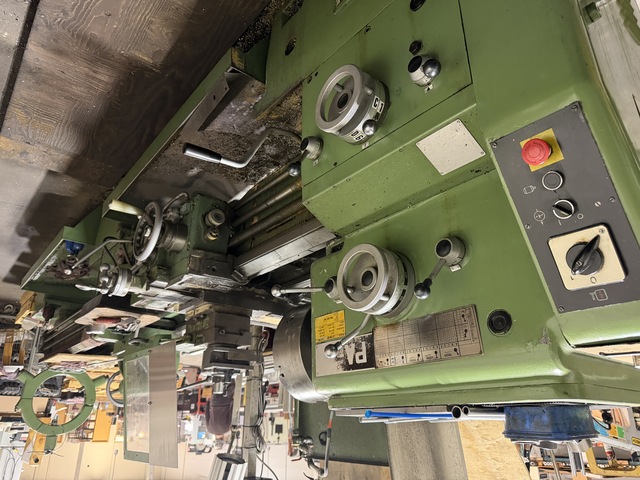 24" x 120" Potisje #PA-30, Manual Engine Lathe, 3.5" spindle bore, 12" 3-jaw chuck, 20" 4-jaw chuck, 16 HP - Image 1