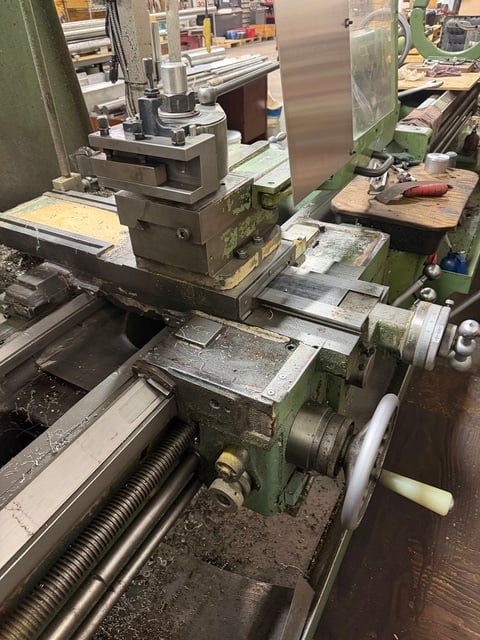 24" x 120" Potisje #PA-30, Manual Engine Lathe, 3.5" spindle bore, 12" 3-jaw chuck, 20" 4-jaw chuck, 16 HP - Image 4