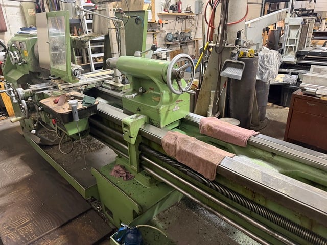 24" x 120" Potisje #PA-30, Manual Engine Lathe, 3.5" spindle bore, 12" 3-jaw chuck, 20" 4-jaw chuck, 16 HP - Image 5
