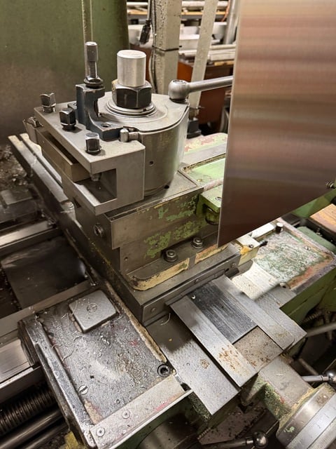 24" x 120" Potisje #PA-30, Manual Engine Lathe, 3.5" spindle bore, 12" 3-jaw chuck, 20" 4-jaw chuck, 16 HP - Image 7