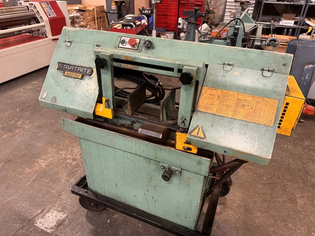 8" x 8" Startrite #H200, Horizontal Bandsaw, 7.8" round cutting, 60-225 FPM, hydraulic downfeed, 575 Volt, 3PH - Image 1
