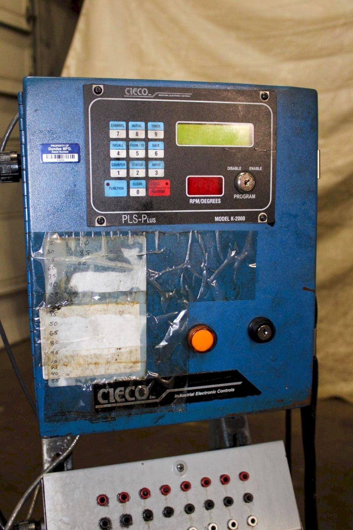 165 Ton, AIDA, Gap Frame Press, 7.87" stroke, 15.7" shut height, 3.9" ram adjustment, 45" x 30" bed, 30-55 - Image 9