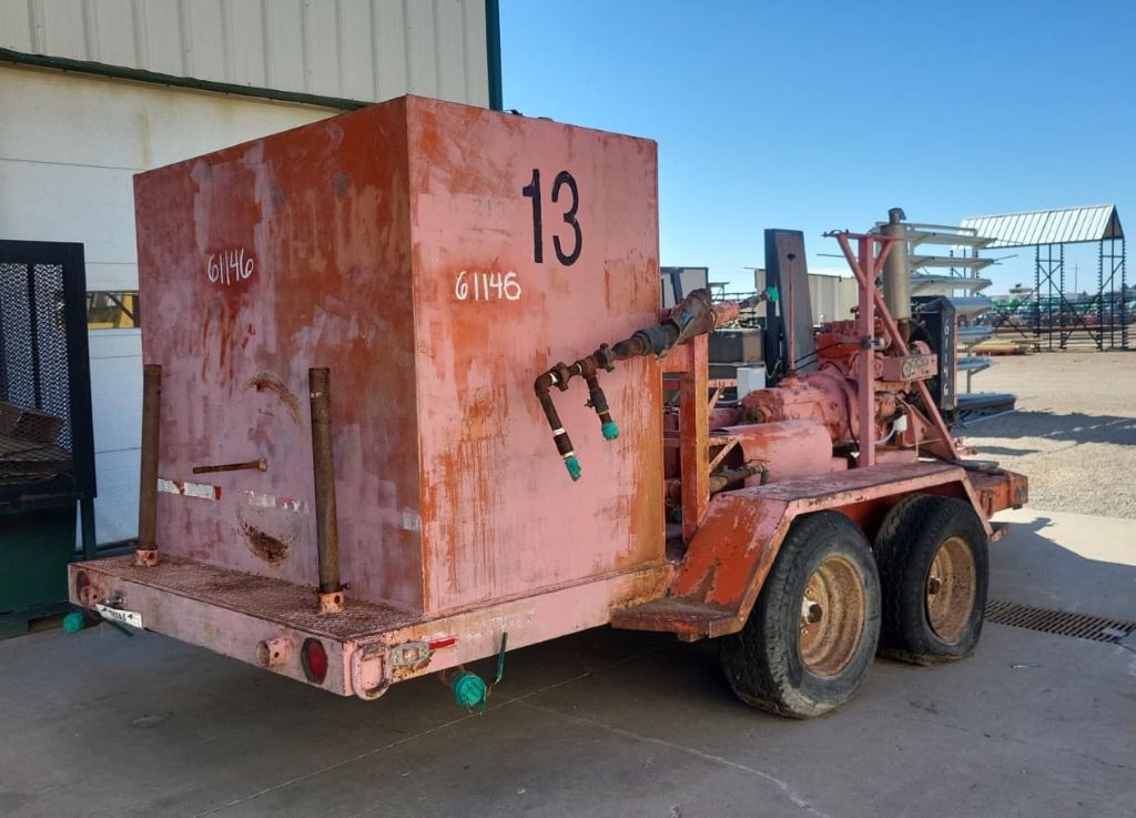 80 HP @ 2200 RPM, Caterpillar, Industrial Gas Engine, dual-axle trailer - Image 3