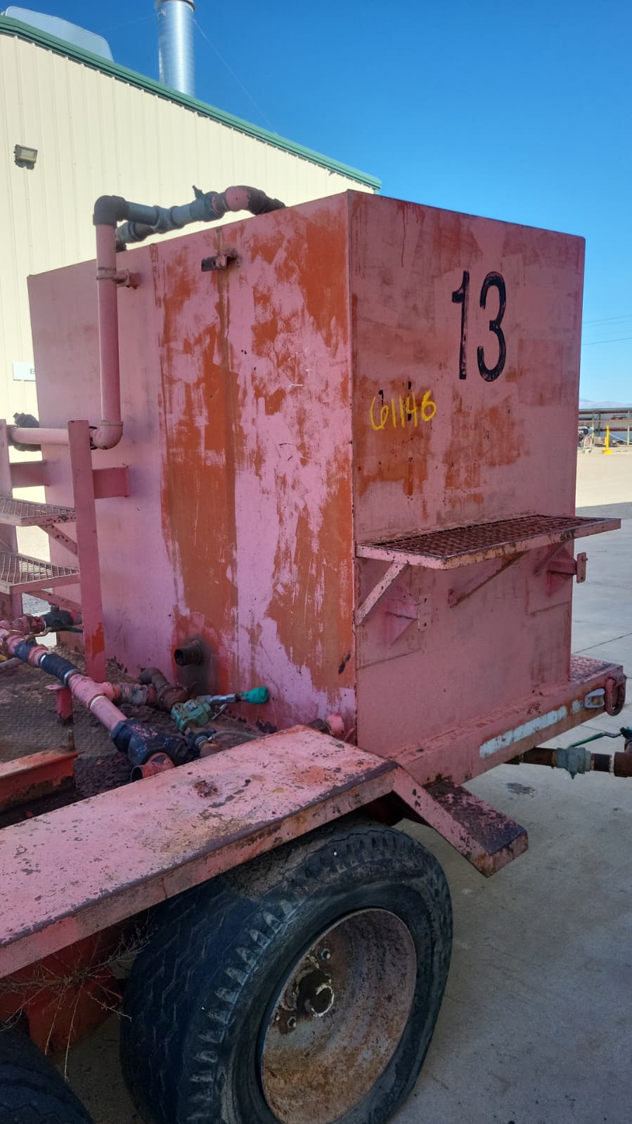 80 HP @ 2200 RPM, Caterpillar, Industrial Gas Engine, dual-axle trailer - Image 6