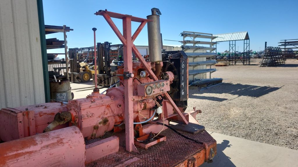 80 HP @ 2200 RPM, Caterpillar, Industrial Gas Engine, dual-axle trailer - Image 8