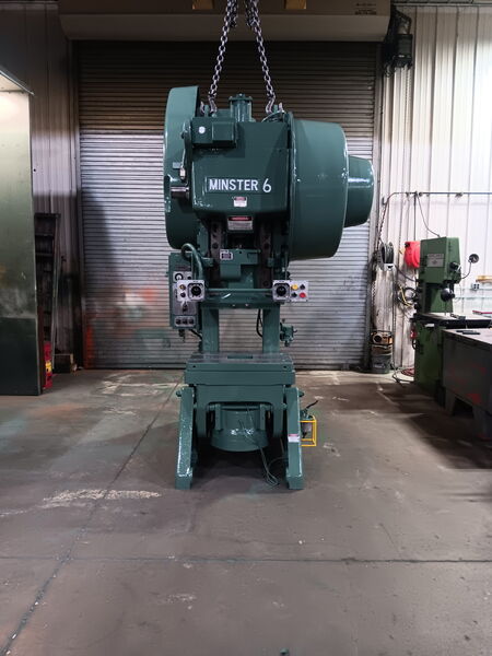 60 Ton, Minster #6SS, Back-Geared OBI Mechanical Punch Press, 6" stroke, 14" shut height, 2.75" slide - Image 1