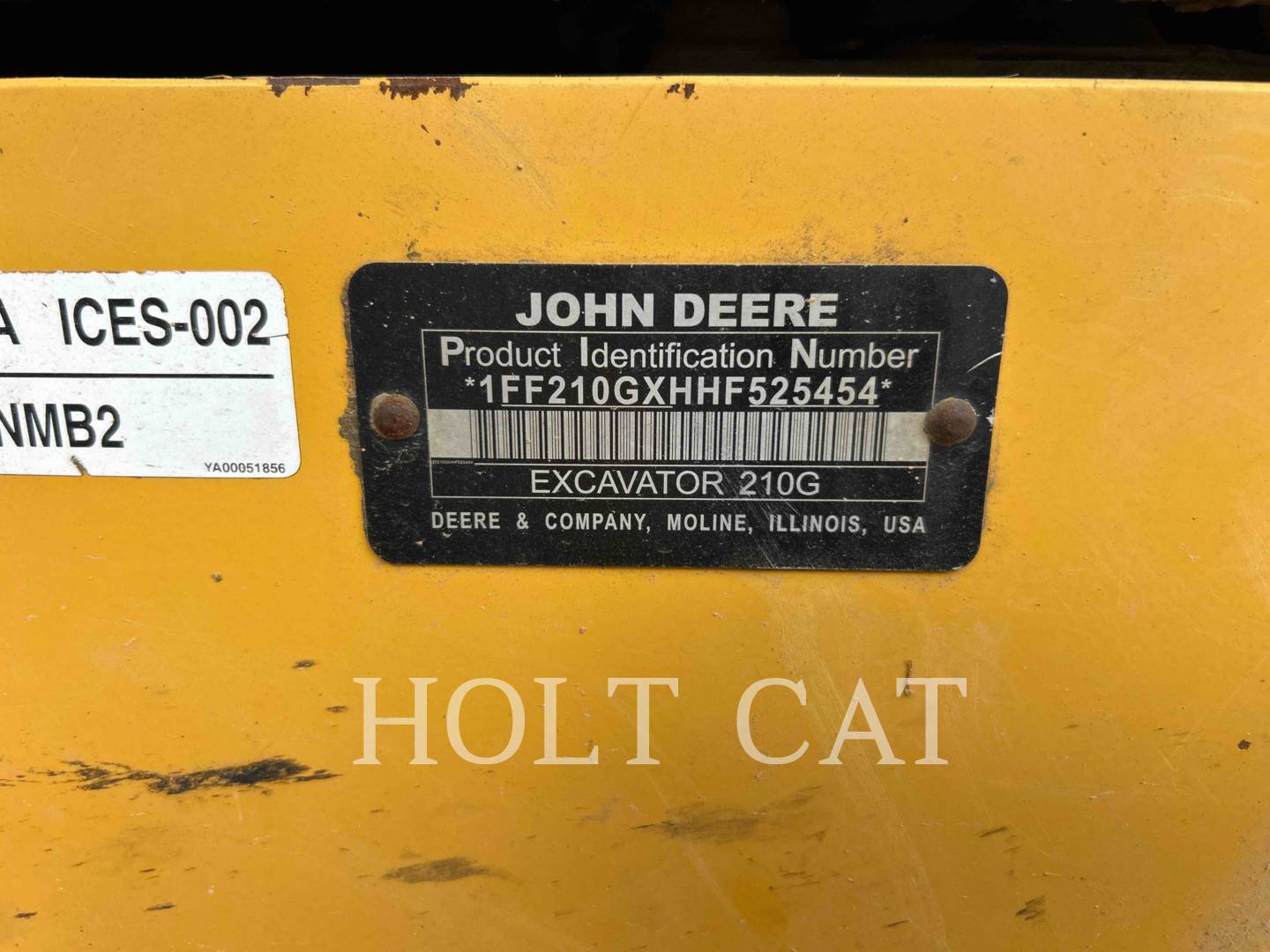 John Deere 210G LC, 7634 hours, S/N: 525454, 2018 - Image 6