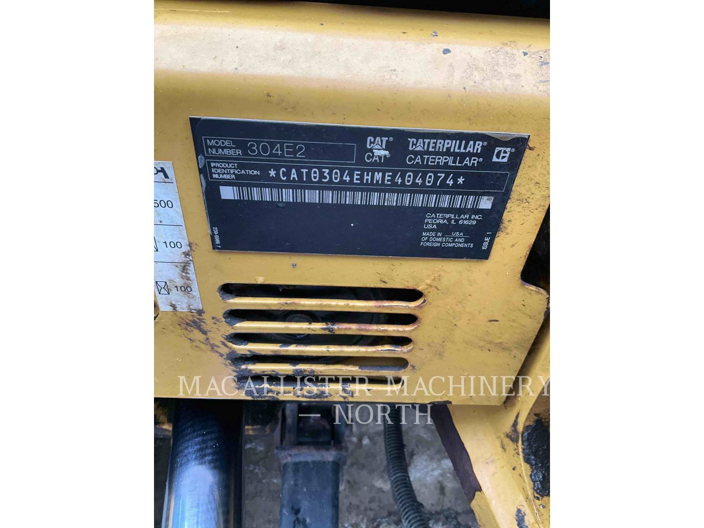Caterpillar 304E2CR, 6083 hours, S/N: ME404074, 2018 - Image 6