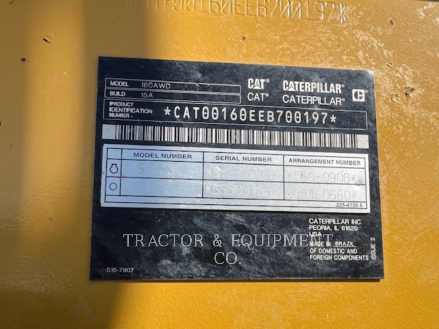 Caterpillar 160-15 AWD, Motor Grader, 4388 hours, S/N: EB700197, 2021 - Image 5