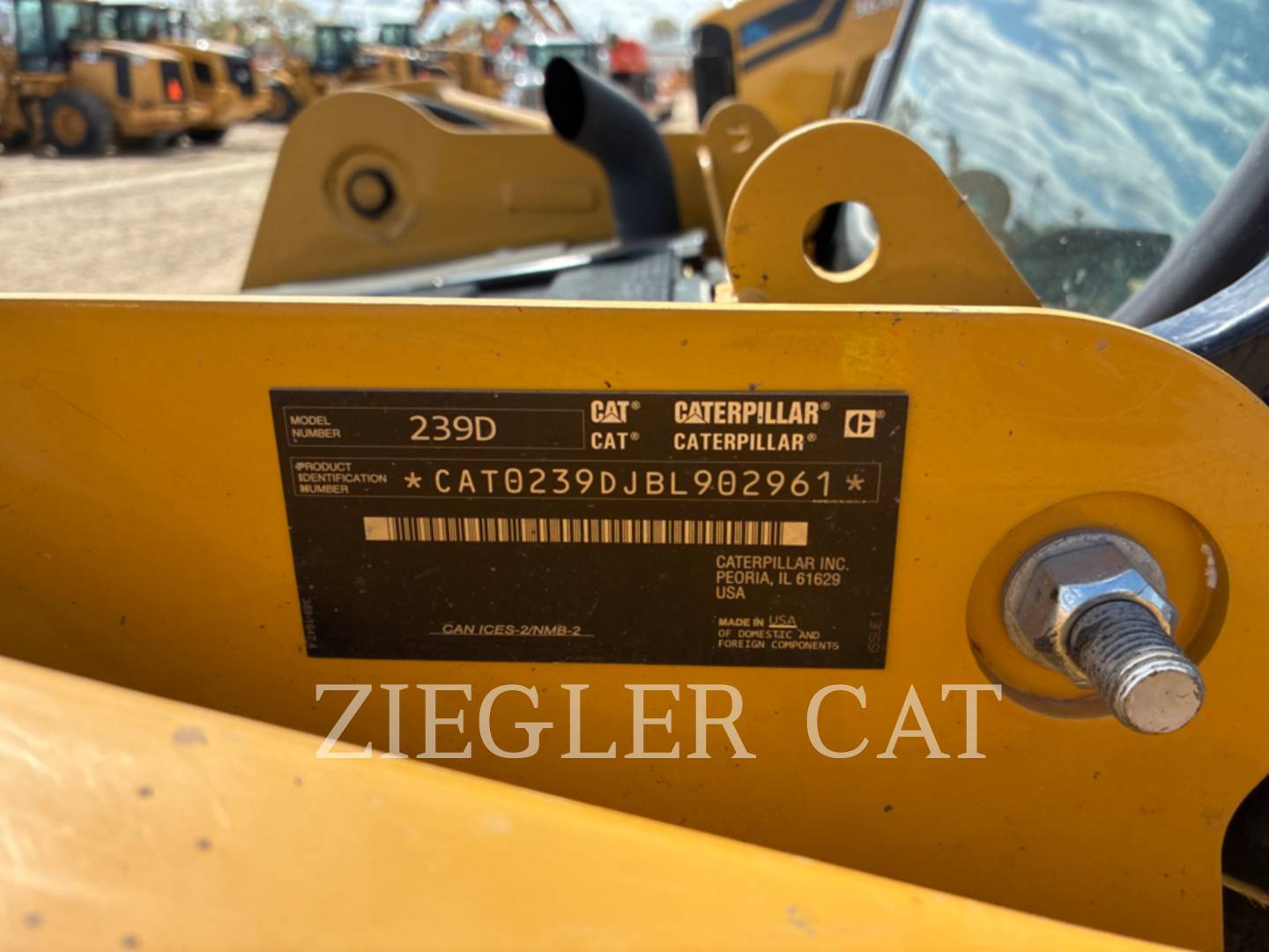 Caterpillar 239D, 1844 hours, S/N: BL902961, 2019 - Image 6