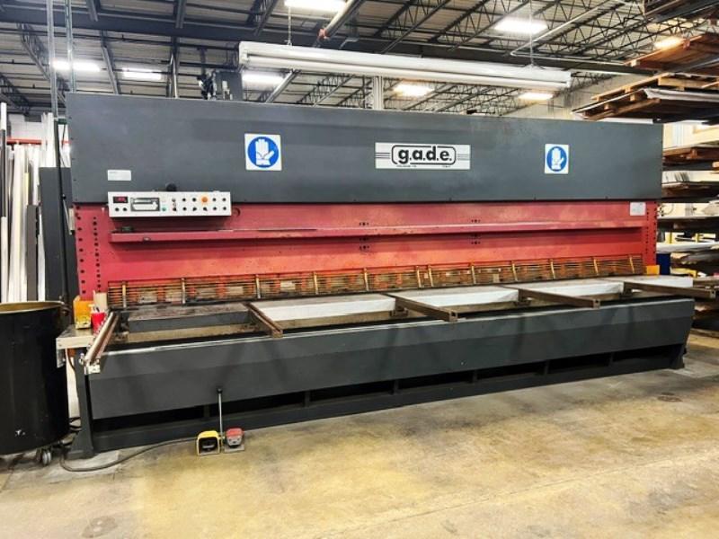 1/4" x 17' G.A.D.E. #C0-50/6, CNC hydraulic shear, programmable controls, 5 support arms, 2001 - Image 1