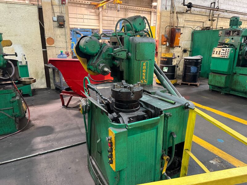 Cross #55, gear tooth chamfering machine, m4-jaw 12" chuck, change gears, hydraulic system - Image 7