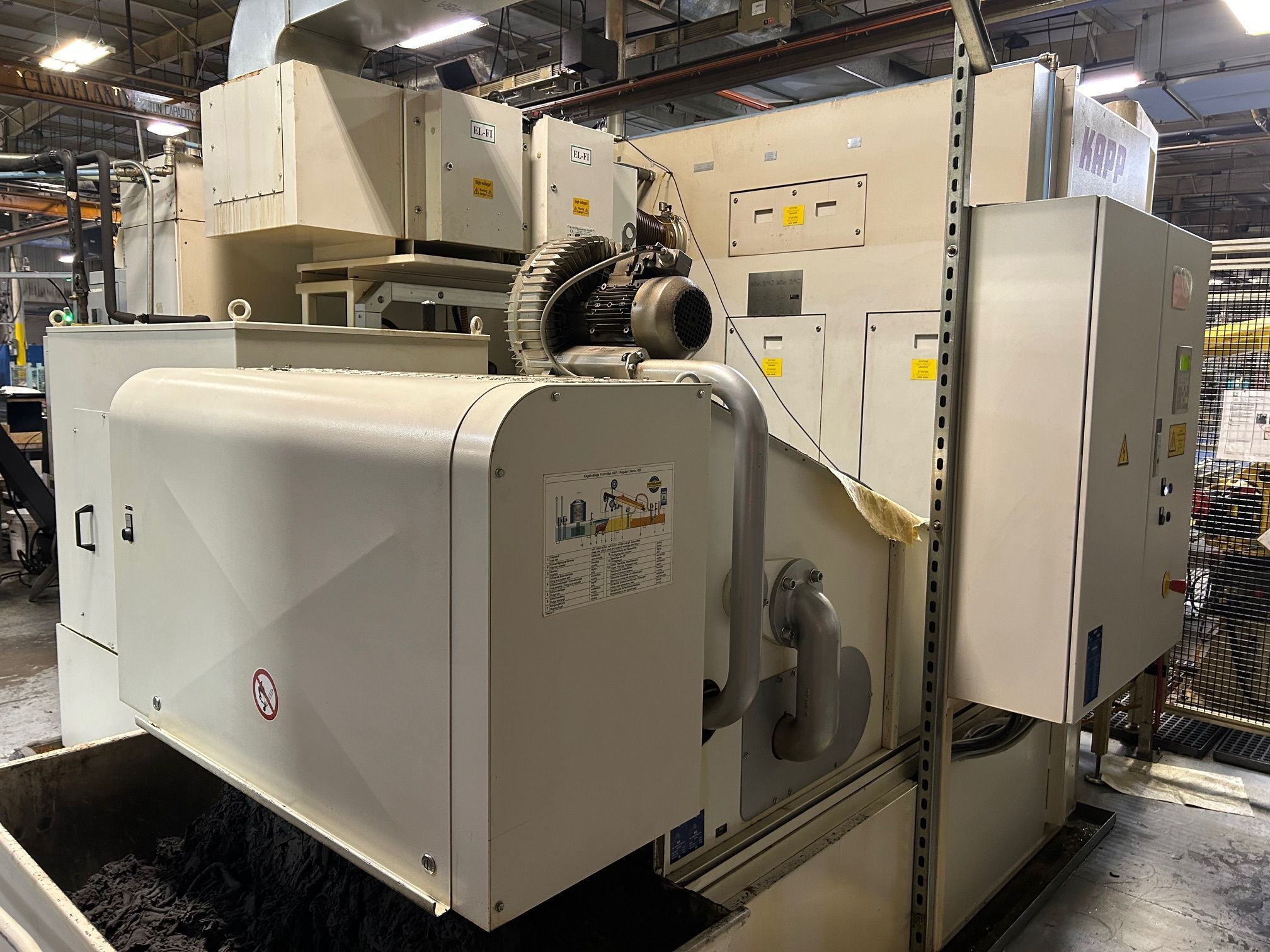 Kapp #KX-160, twin CNC gear grinder, Sieens 840D Control, Hoffman filtrationn system, rotary dresser, 2010 - Image 10