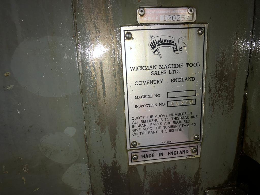 Wickman #1-3/4, 6 spindles, 1-3/4" cap. electromagnetic clutch, stock reel & stand, threading - Image 2
