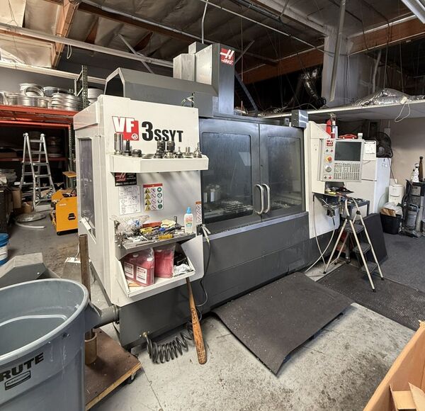 Haas #VF-3SSYT, CNC vertical machining center, 40" X, 26" Y, 25" Z, 12000 RPM 24 automatic tool changer - Image 1
