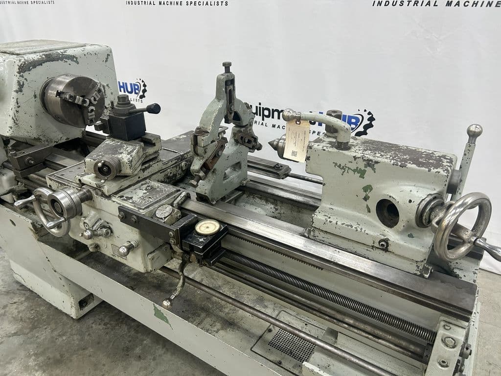 15" x 36" LeBlond #Dual-Drive, engine lathe, 3-jaw chuck, steady rest, Trav-a-Dial, coolant pump - Image 5