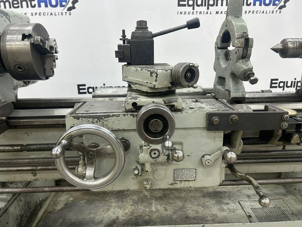 15" x 36" LeBlond #Dual-Drive, engine lathe, 3-jaw chuck, steady rest, Trav-a-Dial, coolant pump - Image 7