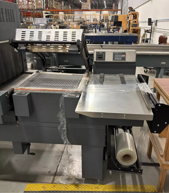 Heat Seal #HDS320HN12HSB, Combo Shrink Wrap System, 5' L x 3' width conveyor, 20" width x 20" L seal area - Image 2
