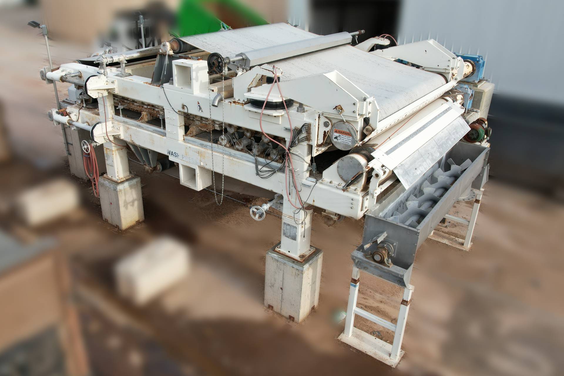 10' Press Technologies #120-WT, Heavy-Duty Twin Wire Wedge Pulp Thickener, 200-400 tons/day, all new - Image 2